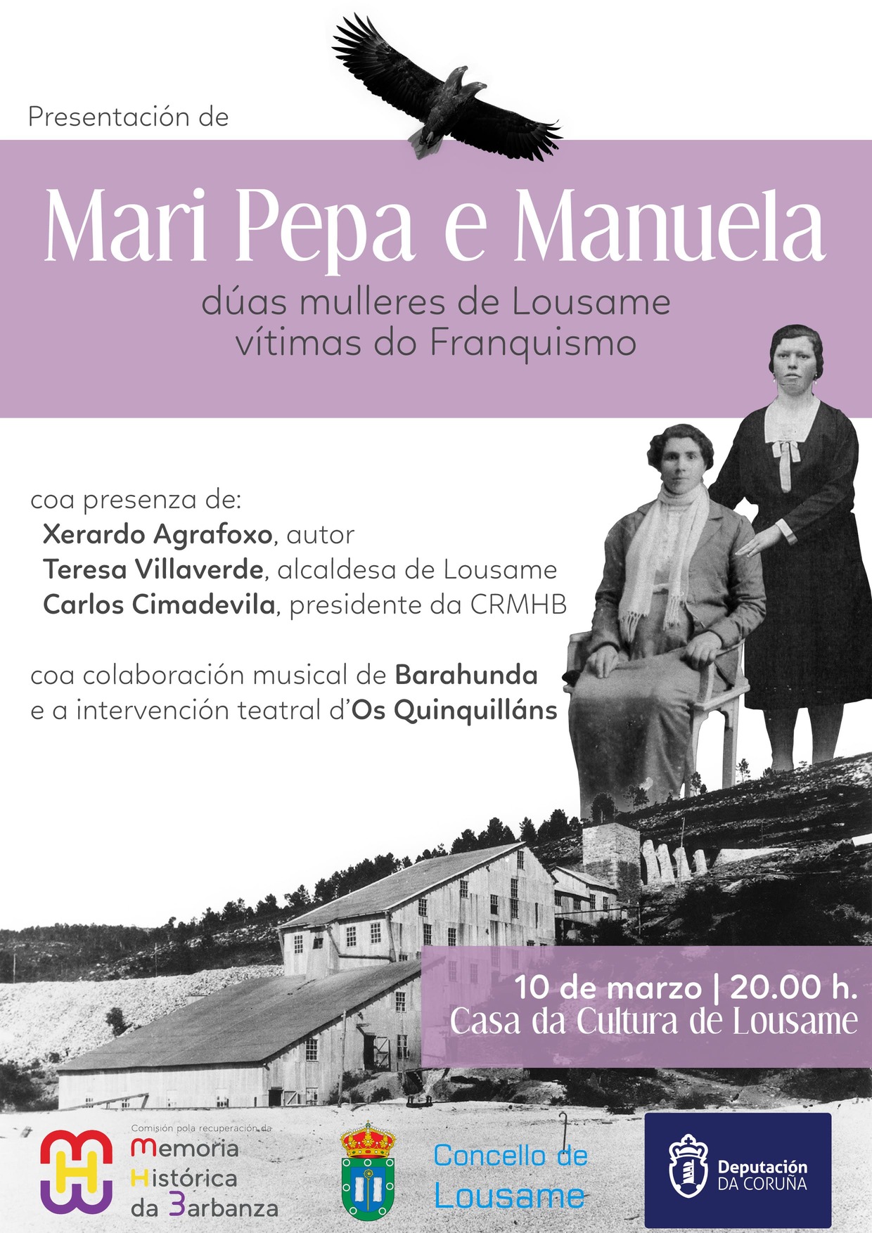 Mari Pepa e Manuela: dúas mulleres de Lousame vítimas do Franquismo