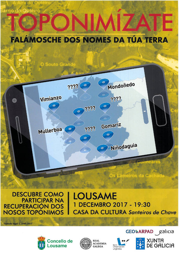 A Casa da Cultura de Lousame acollerá mañá venres unha charla sobre recuperación da toponimia histórica realizada no municipio