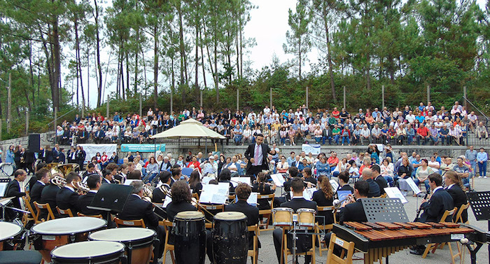 Máis de 500 persoas asistiron á exitosa undécima edición do Certame de Bandas de Música Populares do Concello de Lousame