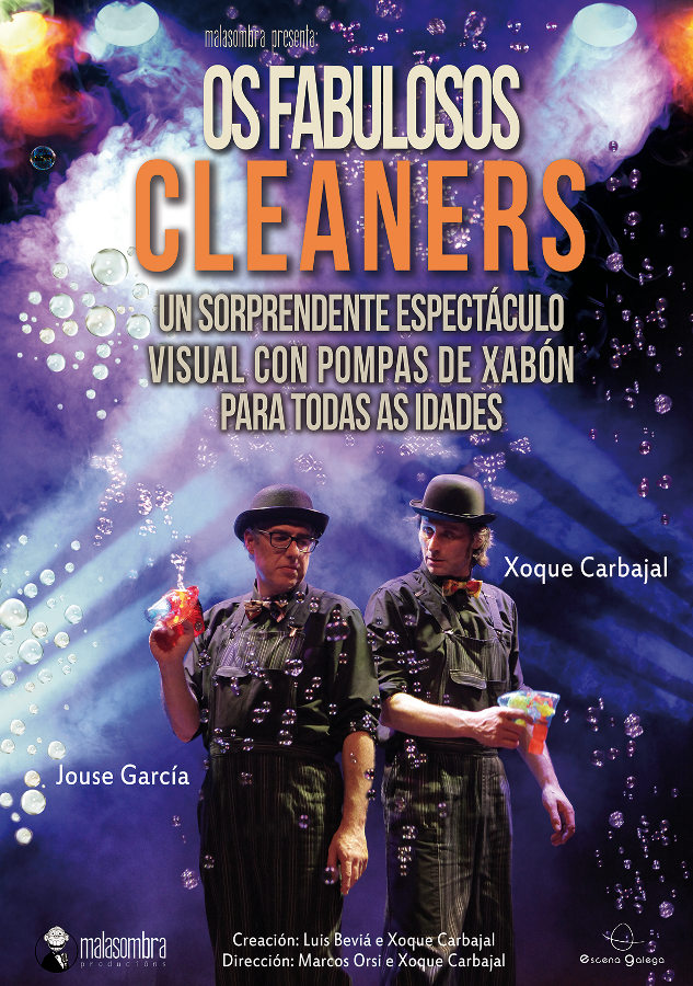 Os Fabulosos Cleaners: un sorprendente espectáculo visual con pompas de xabón