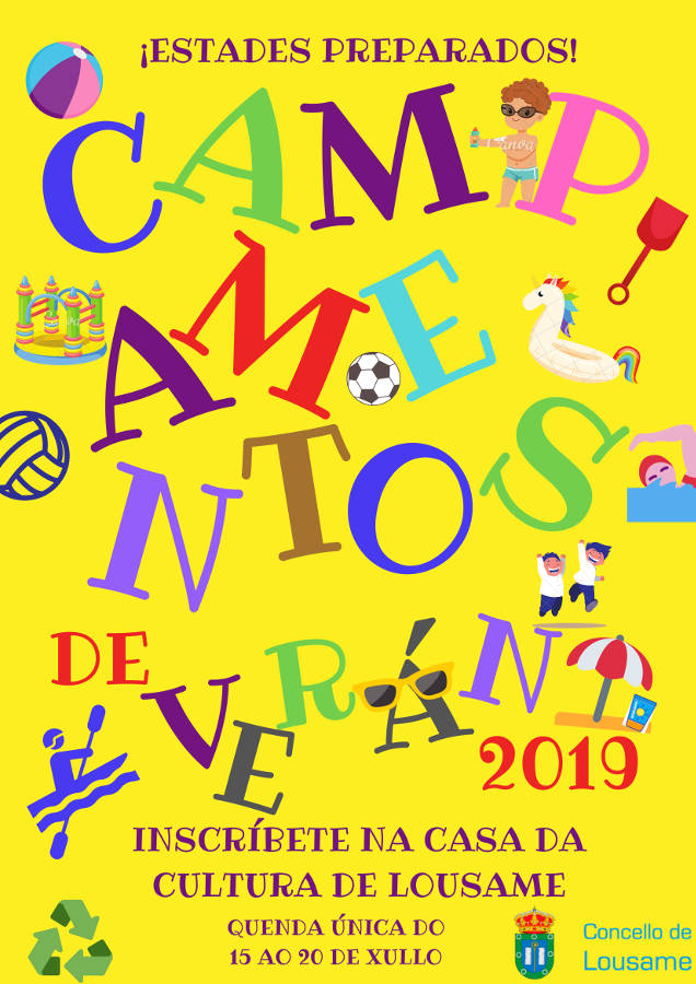 Campamentos de verán 2019