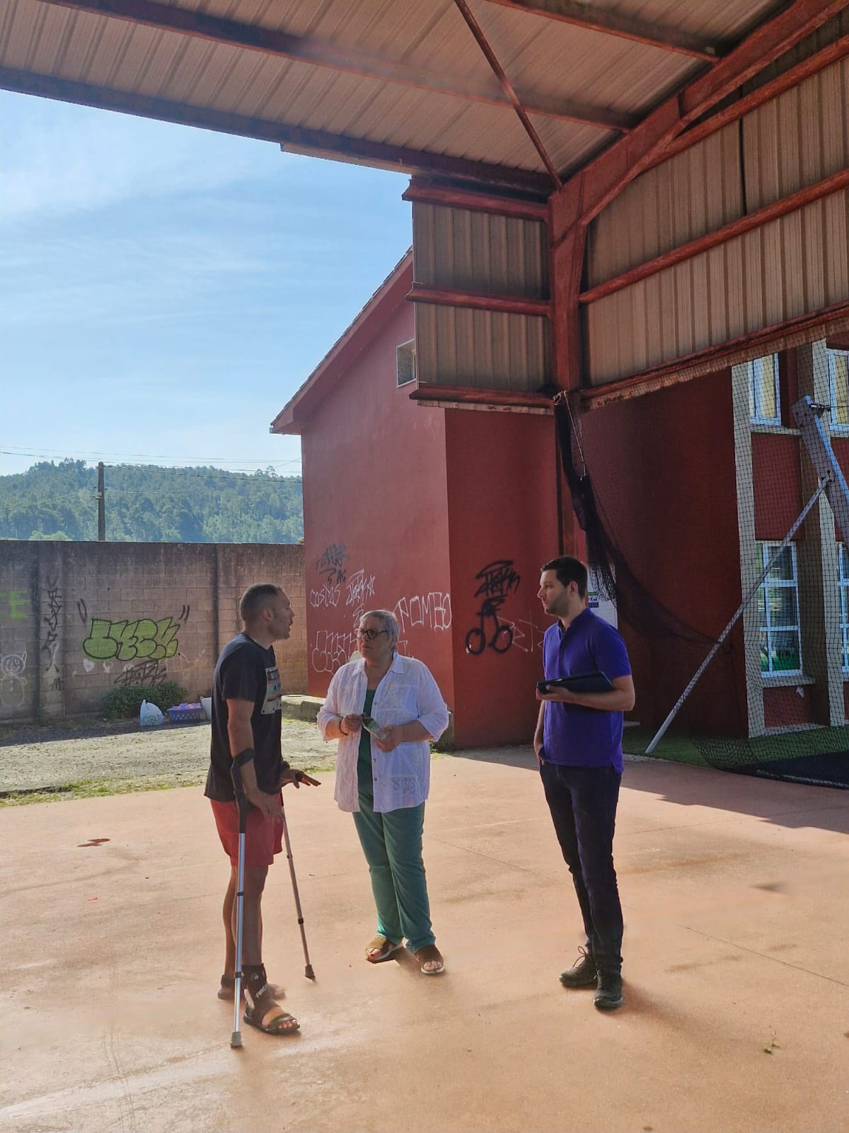 As obras de rehabilitación da pista polideportiva do Sanguiñal comezarán antes de finais de mes