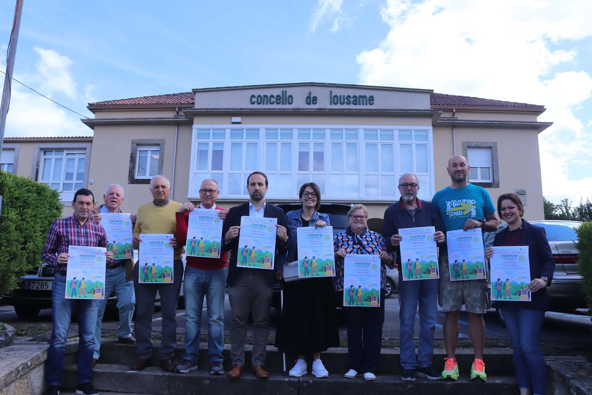 O Club de Xubilados de Lousame retoma as andainas polo Camiño da Ría de Muros Noia 