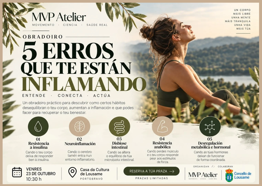  5 ERROS QUE TE ESTÁN INFLAMANDO
