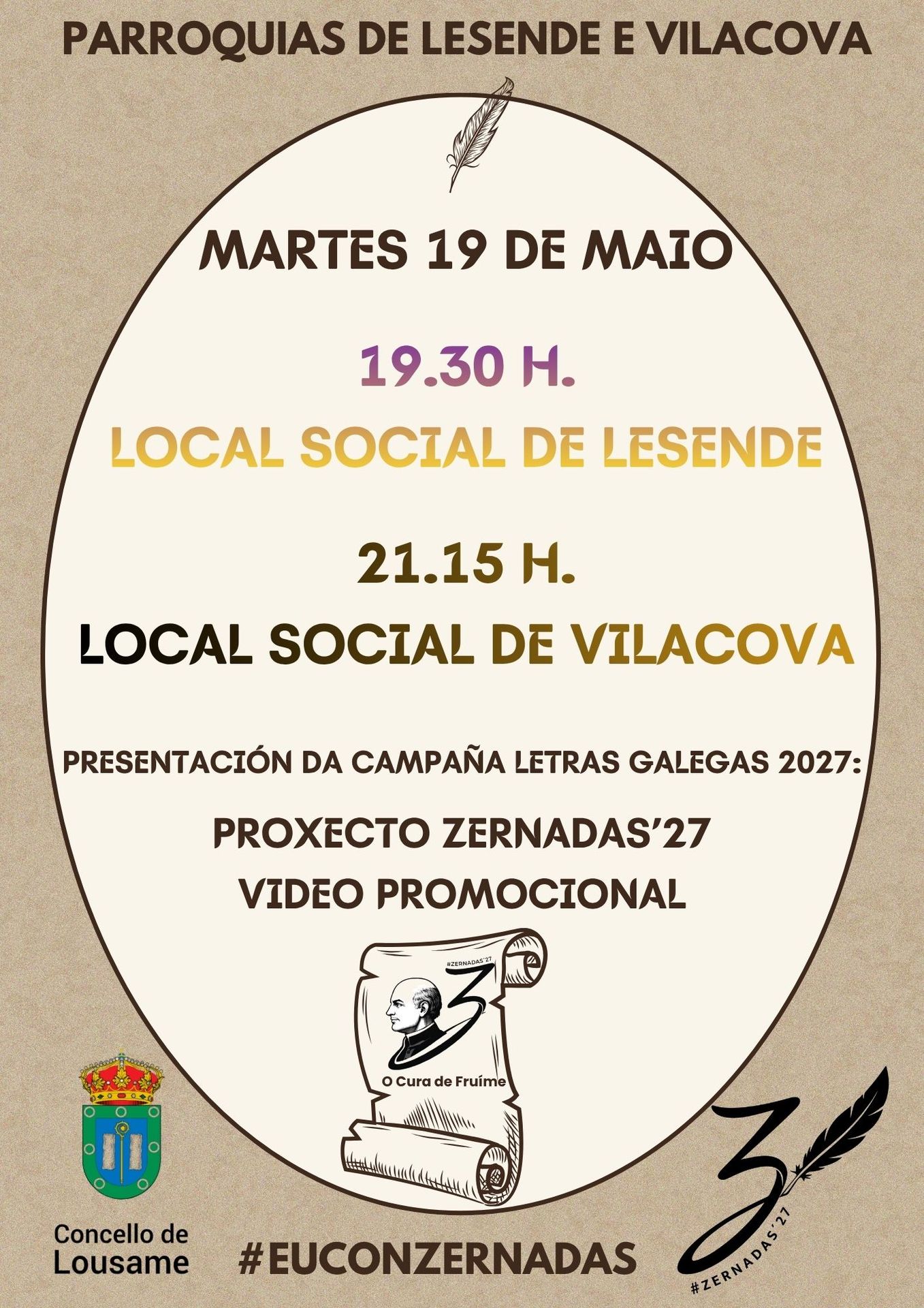 Presentación da campaña Letras Galegas 2027