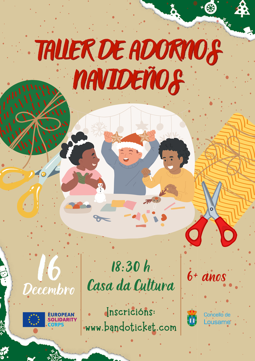 TALLERES GRATUÍTOS DE ANIMACIÓN NAVIDEÑA